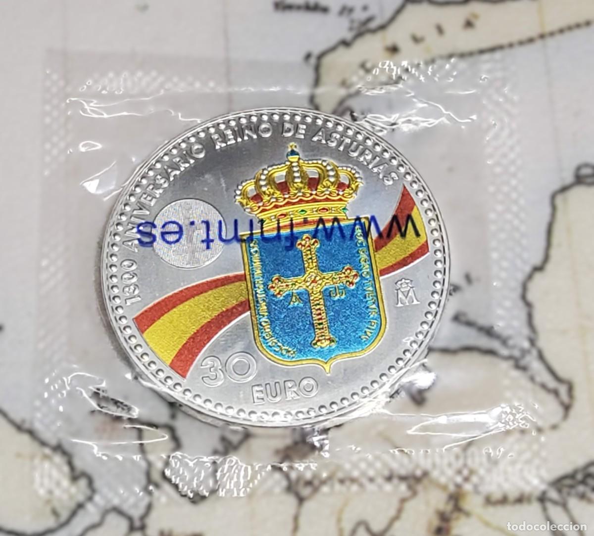 Monedas de Felipe VI: 30 EUROS DE PLATA Y ESMALTES DE ESPA&Ntilde;A DEL A&Ntilde;O 2018.PROOF