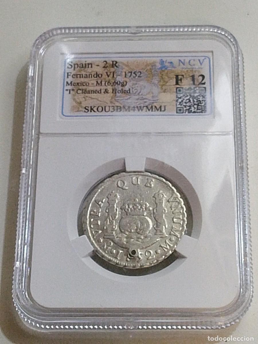 Monedas de Felipe VI: Moneda 2 reales columnarios, gradados