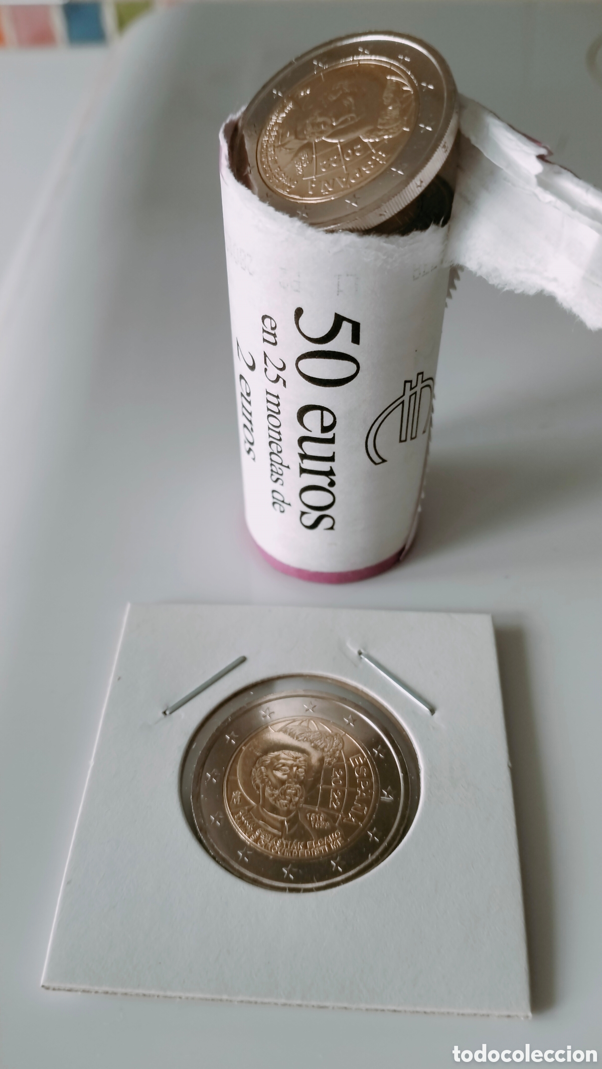Monedas de Felipe VI: Moneda 2 &euro; ElCano sin circular 2022