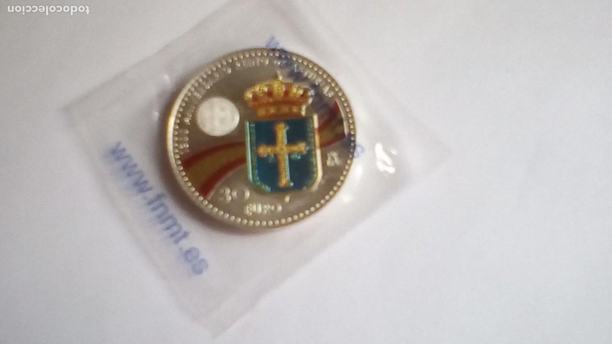 Monedas de Felipe VI: 30 Euros 2018 . Plata (.925). 1300 Aniversario Reino de Asturias. Felipe VI y Leonor