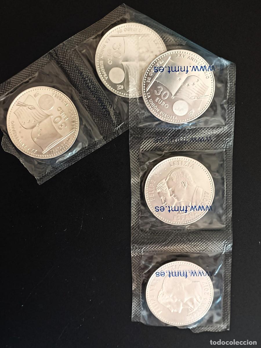Monedas de Felipe VI: 30&euro; DEL A&Ntilde;O 2017. RISTRA DE 5 MONEDAS SC
