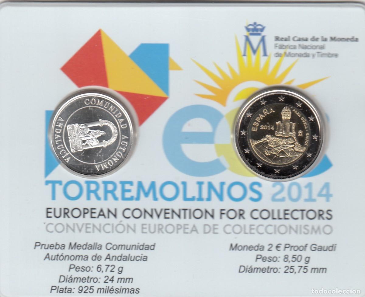 Monete di Felipe VI: CARTERA 2014: TORREMOLINOS - CONVENCION EUROPEA DE COLECCIONISMO / FNMT