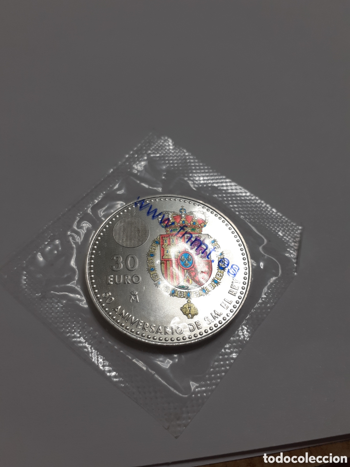 Monedas de Felipe VI: Moneda de plata de 30 2018 - Foto 2