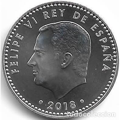 Monedas de Felipe VI: 30 EUROS DE 2018, 50 ANIVERSARIO DE S.M. EL REY- MONEDA DE PLATA