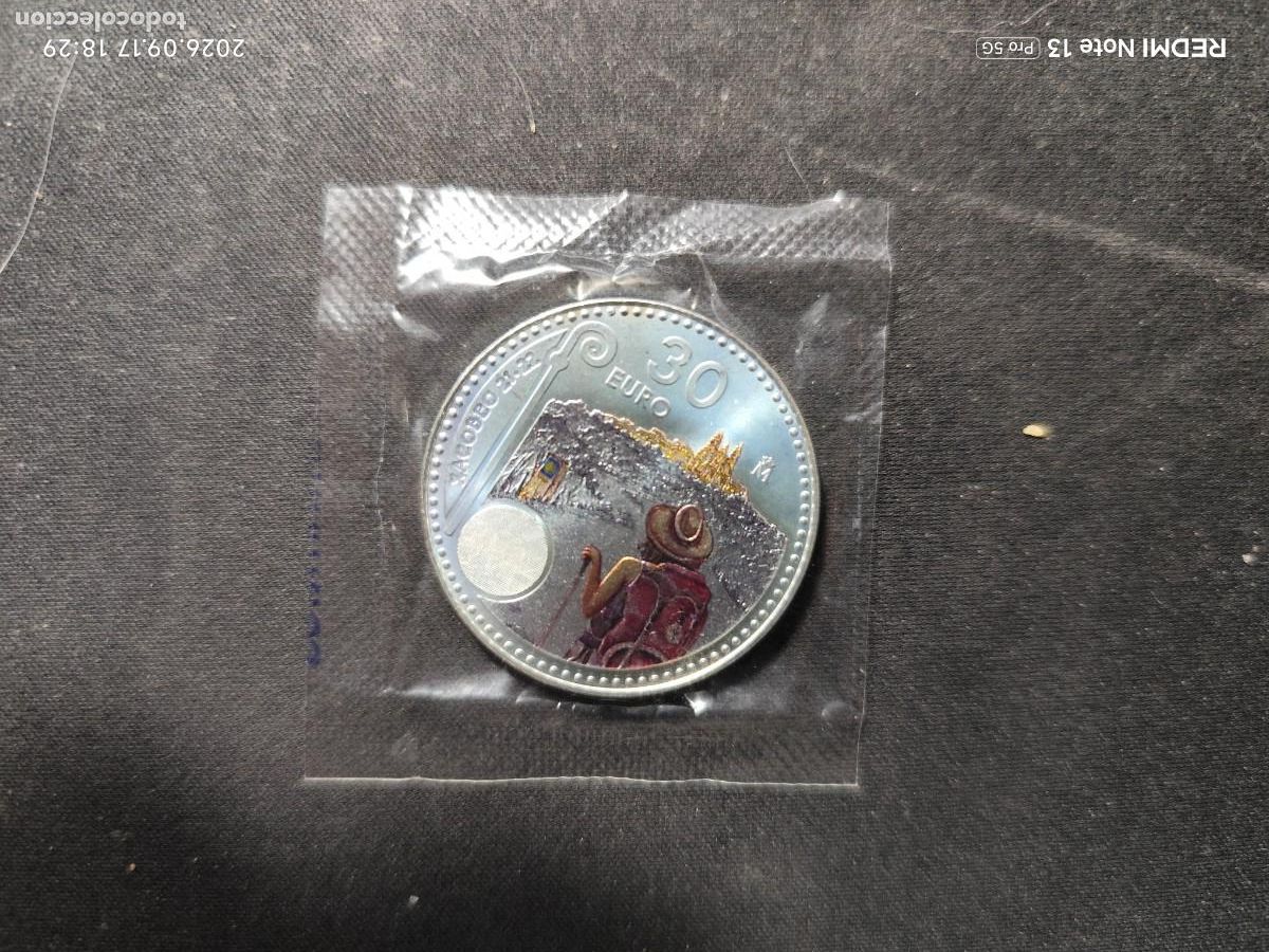 Monedas de Felipe VI: 30 &euro; DE PLATA 2021 CAMINO DE SANTIAGO