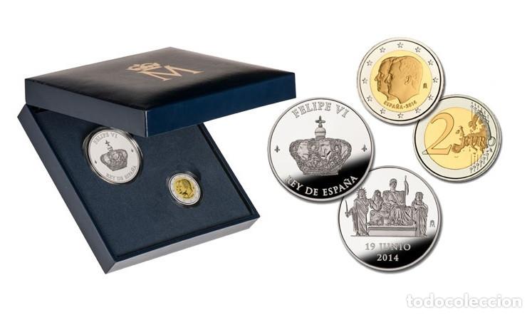 Monedas de Felipe VI: ESPA&Ntilde;A colecci&oacute;n conmemorativa DON FELIPE VI calidad proof