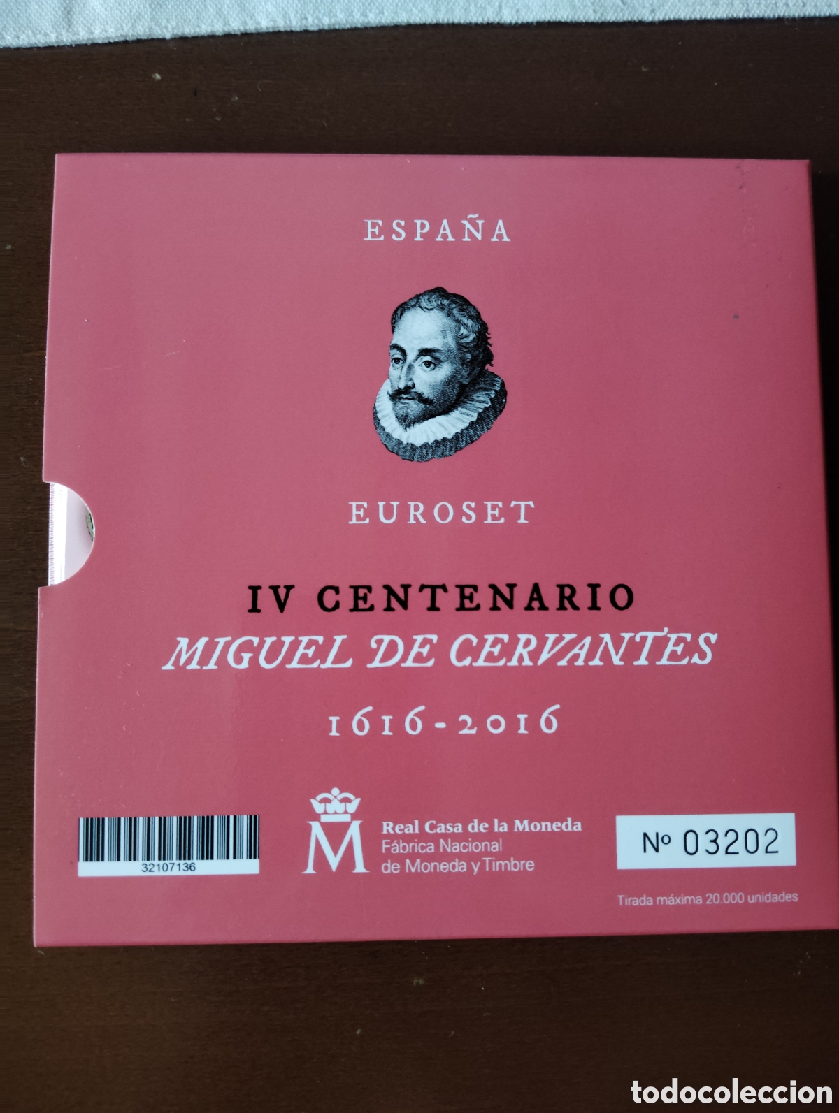 Monedas de Felipe VI: Cartera fnmt 2016 Cervantes. - Foto 2