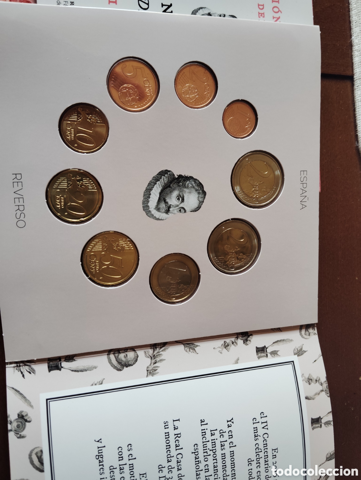 Monedas de Felipe VI: Cartera fnmt 2016 Cervantes. - Foto 3