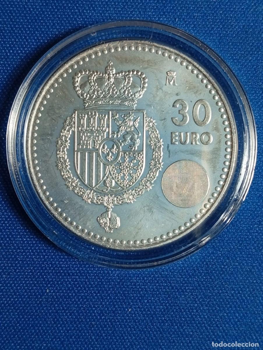 Monedas de Felipe VI: Moneda de plata 925 de 30&euro; a&ntilde;o: 2014 - Foto 1
