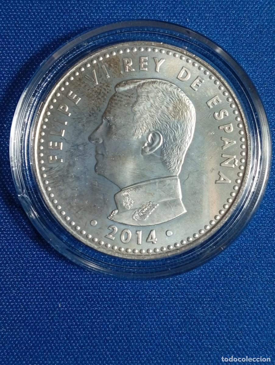 Monedas de Felipe VI: Moneda de plata 925 de 30&euro; a&ntilde;o: 2014 - Foto 2