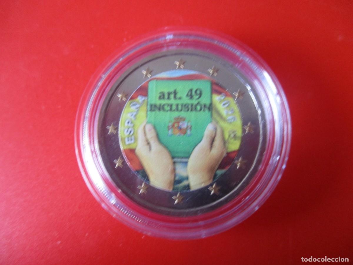Monedas de Felipe VI: Espa&ntilde;a. 2 euros 2026 esmaltados. &rdquo;Inclusion&rdquo;