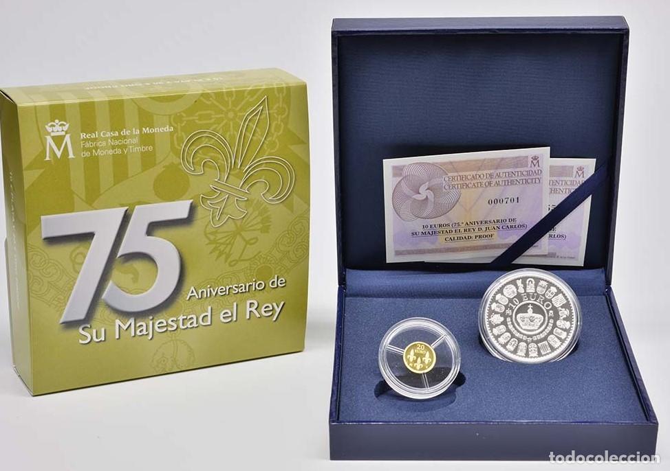Monedas de Felipe VI: 2013 - SET 75 ANIVERSARIO SU MAJESTAD EL REY