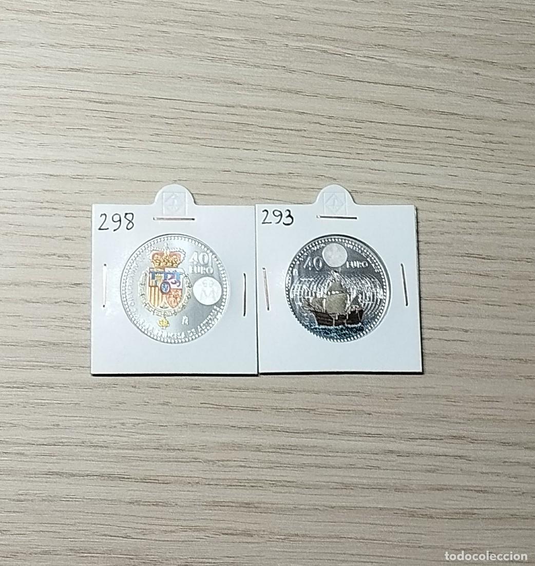 Monedas de Felipe VI: Monedas de 40 euros.