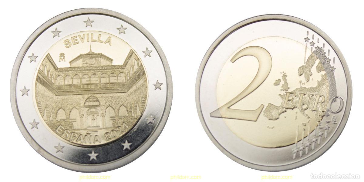 Monnaies de Felipe VI: 3979 ESPA&Ntilde;A 2024 2 EUROS 2024 REAL ALCAZAR DE SEVILLA