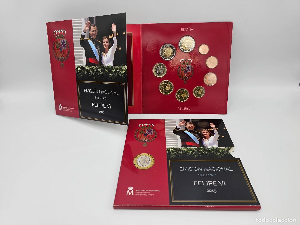 Monedas de Felipe VI: EMISION NACIONAL DEL EURO FELIPE VI 2015
