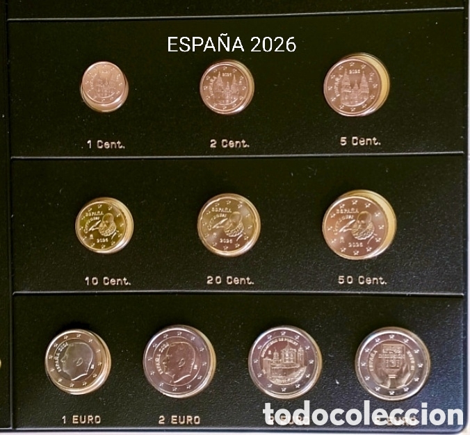 Monedas de Felipe VI: Colecci&oacute;n euros Espa&ntilde;a 2026 sin circular