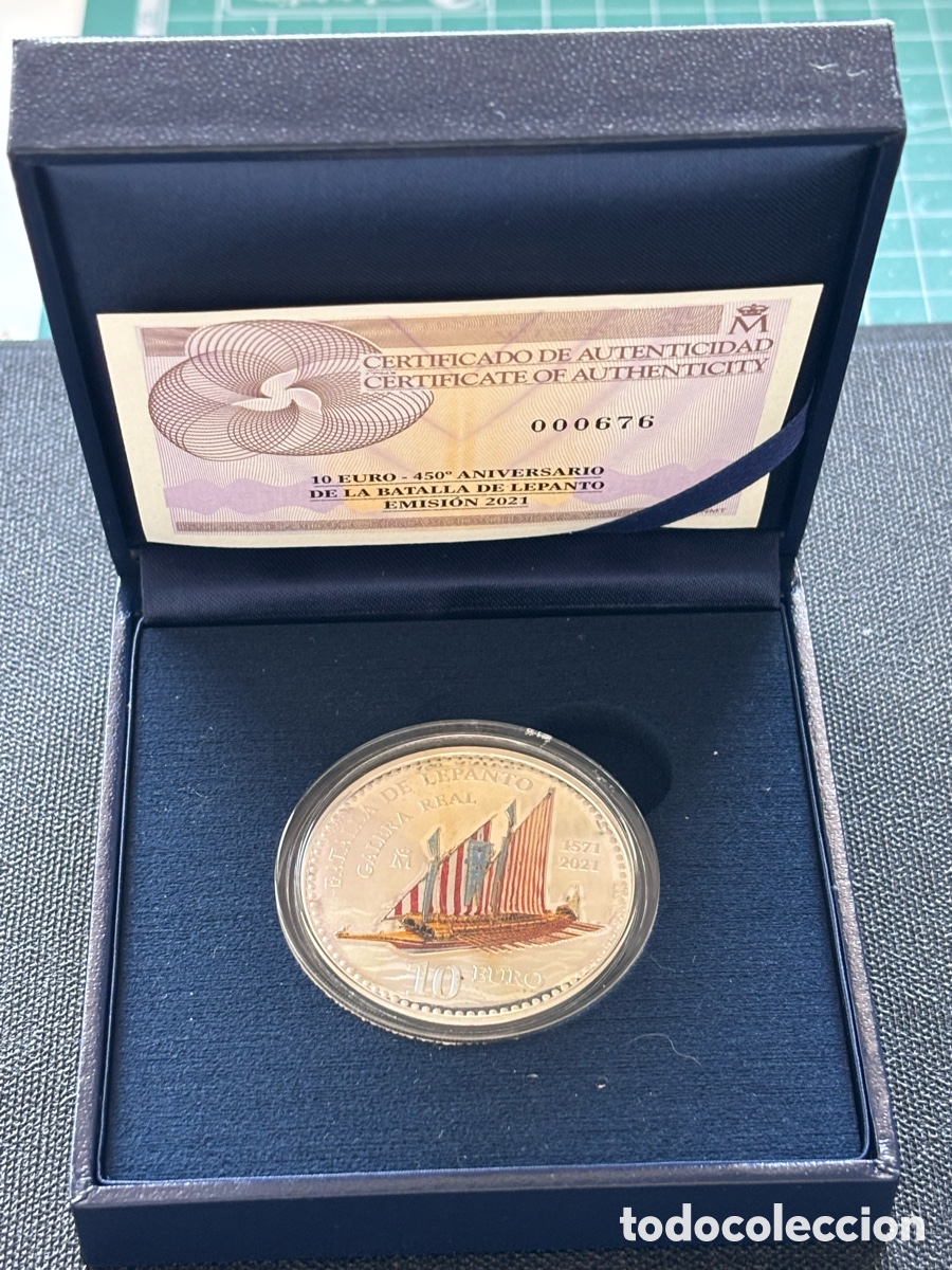 Monedas de Felipe VI: 10 Euros Plata Colecci&oacute;n 2021 - 450&ordm; Aniversario Batalla de Lepanto