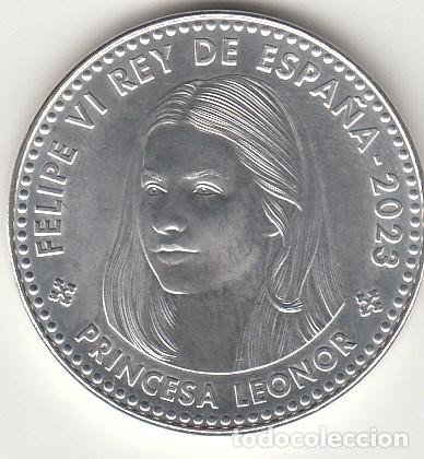 Monedas de Felipe VI: FELIPE VI: 40 EUROS 2023 - PRINCESA LEONOR / PLATA 925