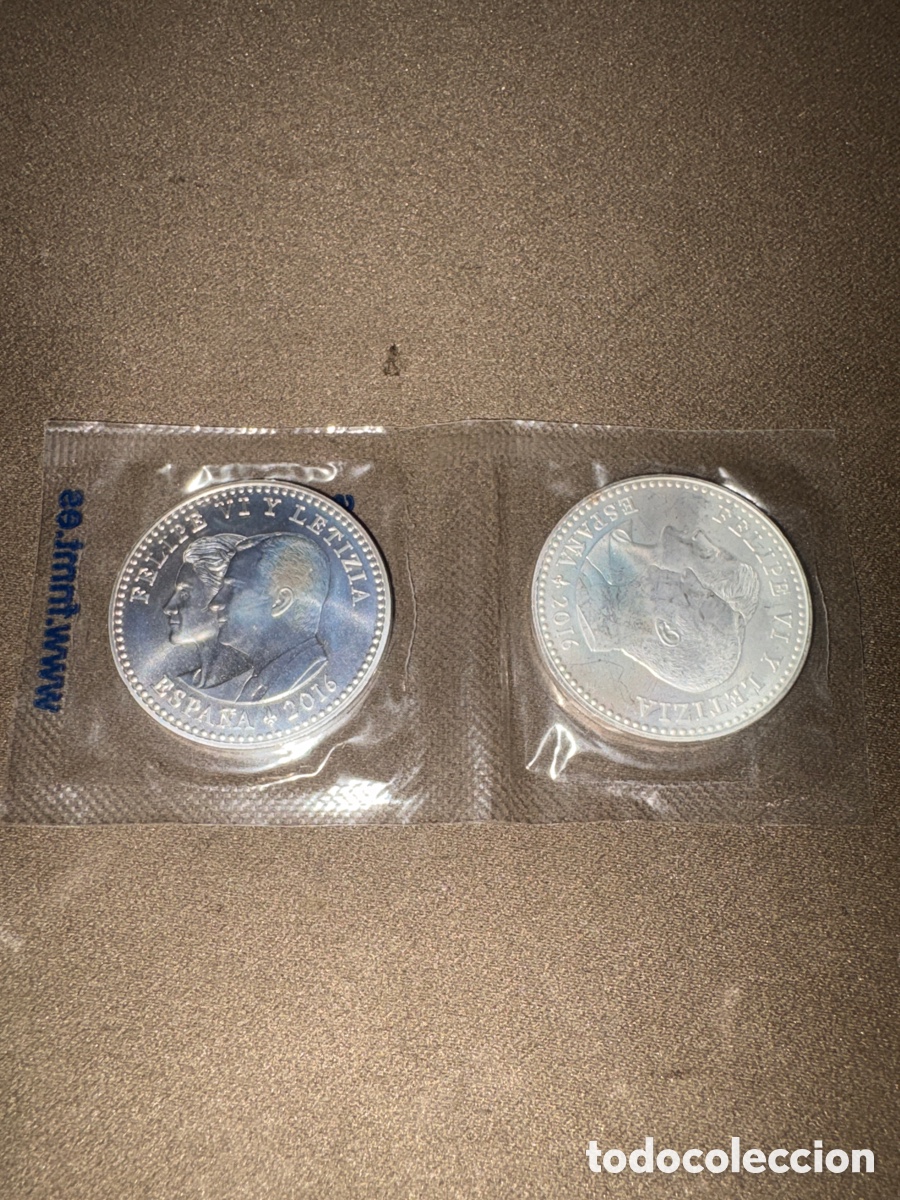 Monedas de Felipe VI: LOTE DE 2 MONEDAS DE PLATA,30 EUROS*En su blister*VER FOTOS