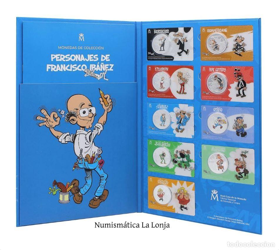 Monedas de Felipe VI: Colecci&oacute;n 9 monedas 1,50 Euros Francisco de Iba&ntilde;ez 2026 (FNMT) Sc Unc