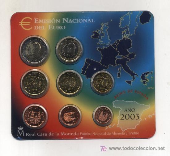 Monedas FNMT: Cartera FNMT España 2003 (8 valores). Sin circular - Foto 1 - 199924893