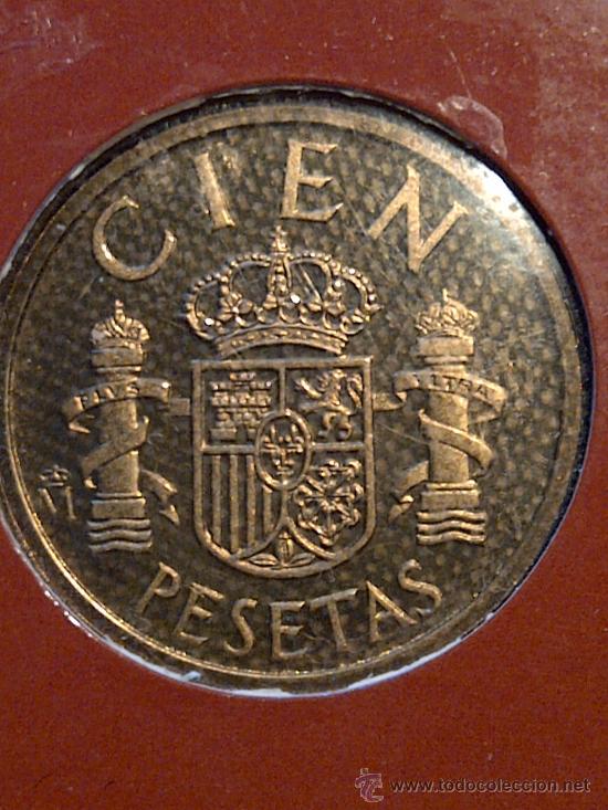 Monedas FNMT: CARTERA, MONEDA PRUEBA NUMISMATICA 100 PESETAS 1982 - Foto 4