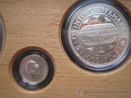 Monedas FNMT: V CENTENARIO DE AMERICA 1990 - Foto 3