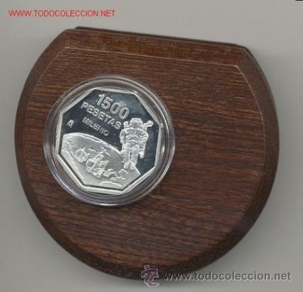 Monedas FNMT: 1500 ptas plata: MILENIO [1999] - Foto 1