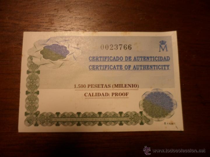 Monedas FNMT: 1500 ptas plata: MILENIO [1999] - Foto 5
