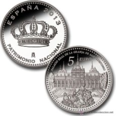 Monedas FNMT: ESPAÑA: 5 EURO 2013 PLATA PALACIO REAL DE LA GRANJA DE SAN ILDEFONSO **NUMISBUR**. Lote 45450428