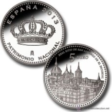 Monedas FNMT: ESPAÑA: 5 EURO 2013 PLATA REAL MONASTERIO DE SAN LORENZO DE EL ESCORIAL **NUMISBUR**. Lote 45450548