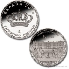Monedas FNMT: ESPAÑA: 5 EURO PLATA 2014 PALACIO REAL DE MADRID - 4 REALES PATRIMONIO NACIONAL *NUMISBUR*. Lote 45727491