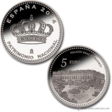 Monete FNMT: ESPAÑA: 5 EURO PLATA 2014 PALACIO REAL DE RIOFRÍO - 4 REALES PATRIMONIO NACIONAL *NUMISBUR*