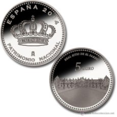 Monedas FNMT: ESPAÑA: 5 EURO PLATA 2014 REAL SITIO DE EL PARDO- 4 REALES PATRIMONIO NACIONAL *NUMISBUR*. Lote 45727838