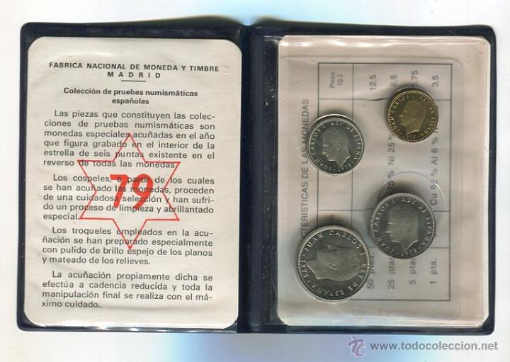Monedas FNMT: PRUEBAS NUMISMATICAS A&Ntilde;O 1979 (1975 *79) S/C - Foto 1