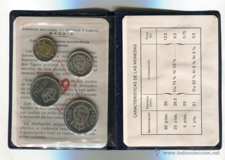 Monedas FNMT: PRUEBAS NUMISMATICAS A&Ntilde;O 1979 (1975 *79) S/C - Foto 2