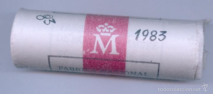 CARTUCHO ORIGINAL DE LA F.N.M.T. 40 MONEDAS DE 25 PESETAS AÑO 1983 (Numismática - España Modernas y Contemporáneas - FNMT)