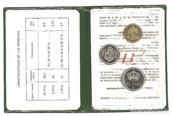 Monedas FNMT: Cartera. Pruebas numism&aacute;ticas FNMT. 1977 - Foto 1