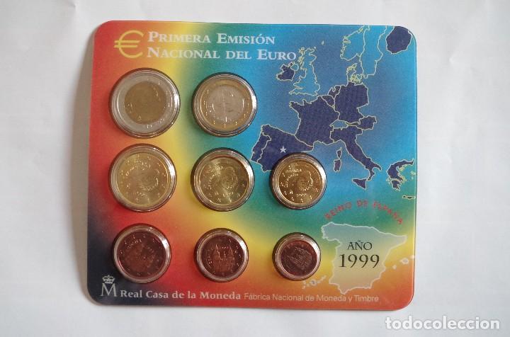 Monedas FNMT: ESPAÑA 1999 OFICIAL FNMT EUROSET 8 MONEDAS - Foto 1 - 231074705