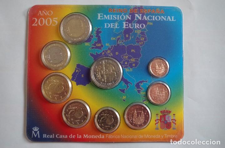 ESPAÑA 2005 OFICIAL FNMT EUROSET 9 MONEDAS (Numismática - España Modernas y Contemporáneas - FNMT)