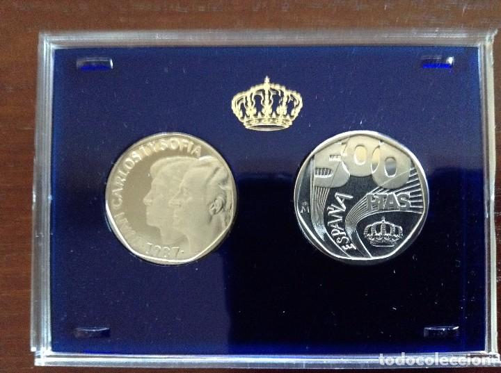 Monedas FNMT: 500 pesetas en acero de prueba - Foto 1