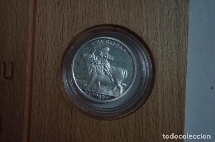 Monedas FNMT: 1 ECU - 1989 - PLATA FLOR DE CUÑO - EUROPA - CON ESTUCHE Y CERTIFICADO - Foto 2 - 90664640