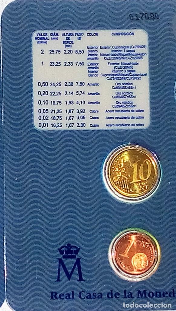 Monedas FNMT: ESPAÑA CARTERA OFICIAL -BLISTER- F.N.M.T. AÑO 2003 *EMISION OFICIAL DEL EURO* - Foto 3 - 244863315
