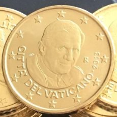 Monedas FNMT: 50 CENTIMOS DE EURO - VATICANO - AÑO 2013 - SIN CIRCULAR - DE CARTUCHO. Lote 130610582
