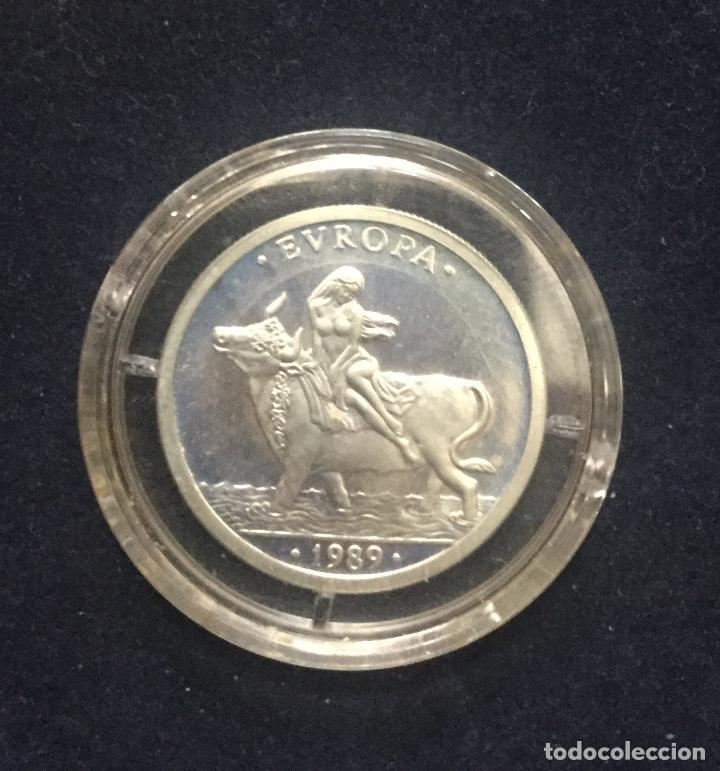 Monedas FNMT: 1 ECU 1989 FNMT PLATA - Foto 2
