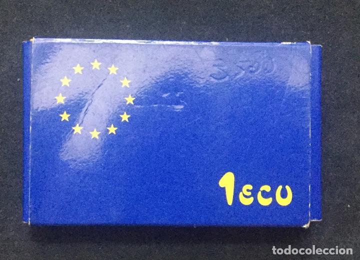 Monedas FNMT: 1 ECU 1989 FNMT PLATA - Foto 3