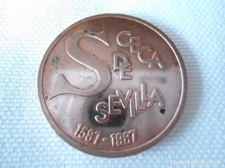 Monedas FNMT: MONEDA CONMEMORATIVA DE LA SECA DE SEVILLA 1988 - Foto 2