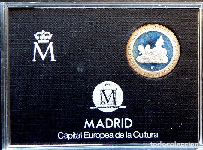 ESPAÑA*PRUEBA*J.CARLOS I- *200 PESETAS* PLATA 925-MADRID AÑO 1992 -LA CIBELES- BLISTER OFICIAL FNMT (Numismática - España Modernas y Contemporáneas - FNMT)