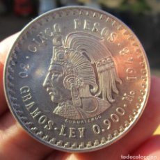 Monedas FNMT: MEXICO . 5 PESOS DE PLATA MUY ANTIGUOS . AÑO 1948 . TOTALMENTE SIN CIRCULAR. Lote 356278325
