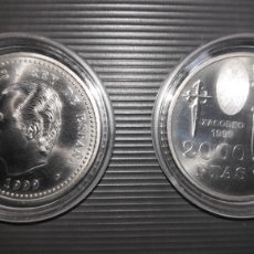 Monedas FNMT: ESPAÑA 2000 PESETAS CONMEMORATIVA 1999 AÑO XACOBEO-CAMINO DE SANTIAGO.PLATA 925-ENCAPSULADA. Lote 366167031